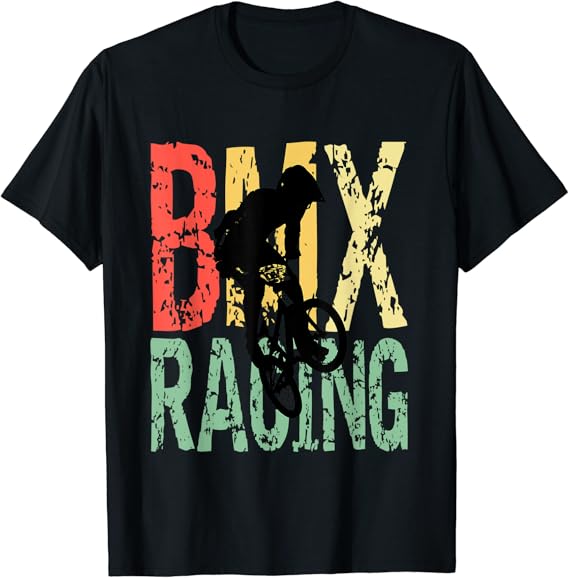 BMX racing bike hobby sport man woman child TShirt Clothing